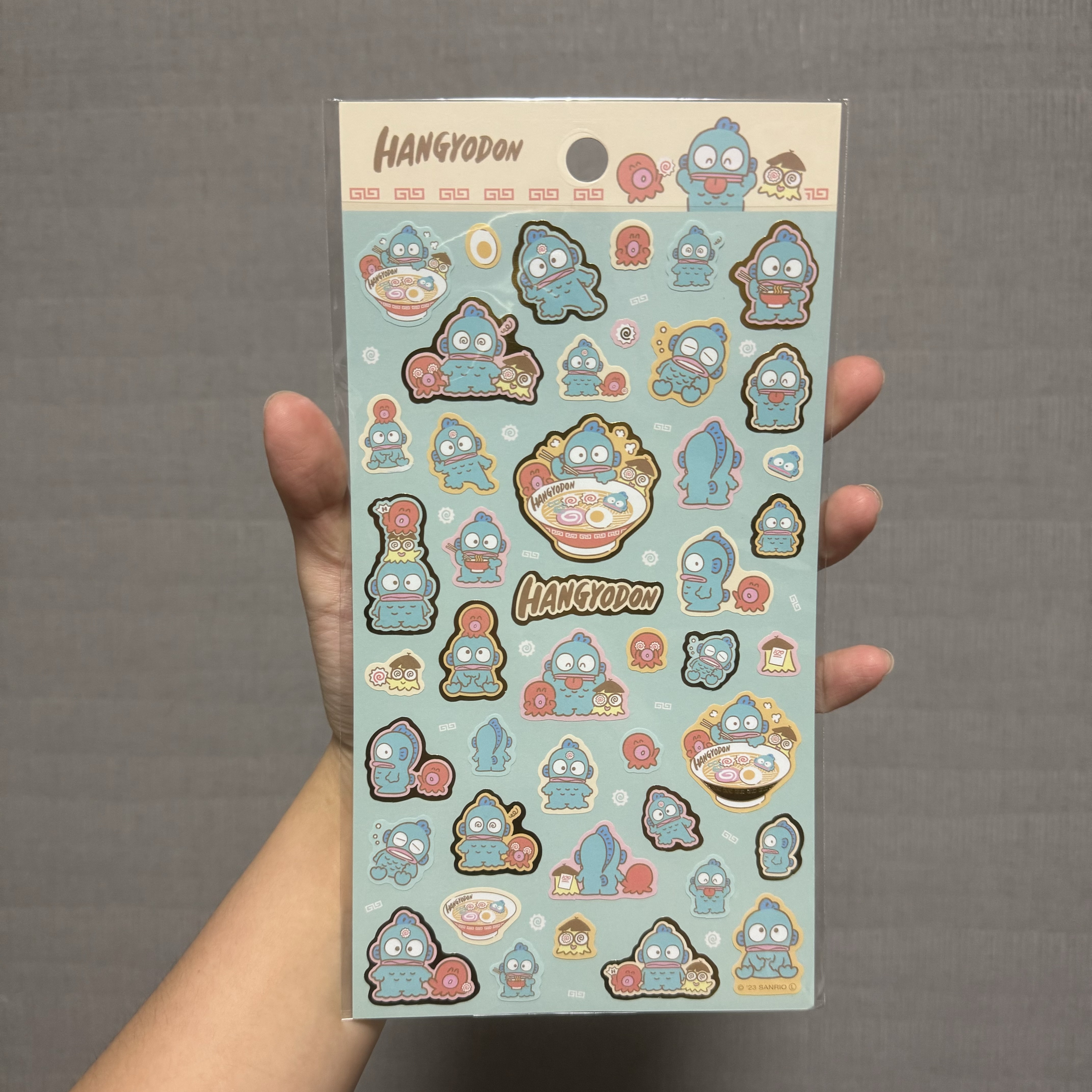 JP 水怪拉麵造型貼紙 7089 M010929