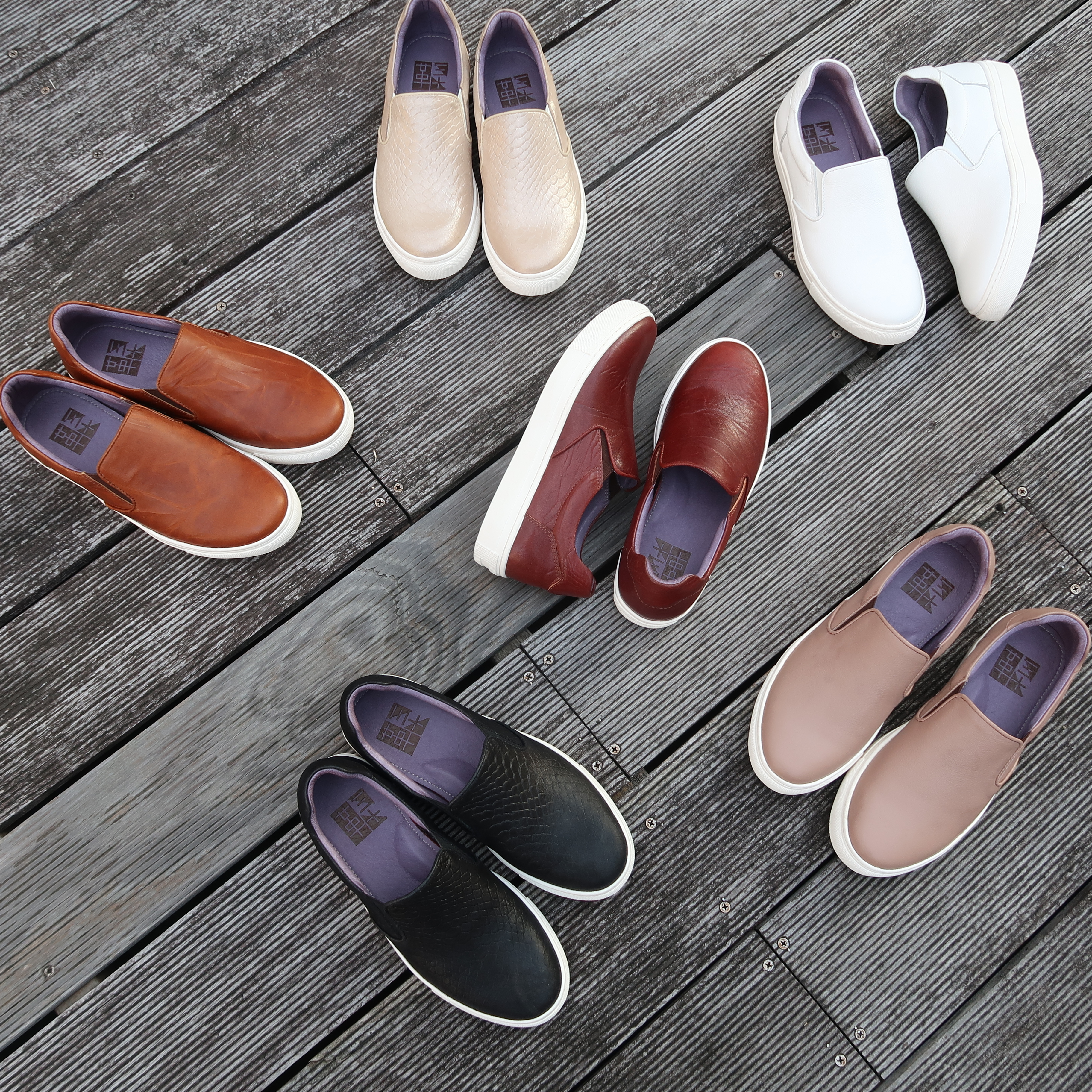 【慵懶沙發】MIT台灣製造牛皮羊皮休閒樂福懶人鞋板鞋手工鞋