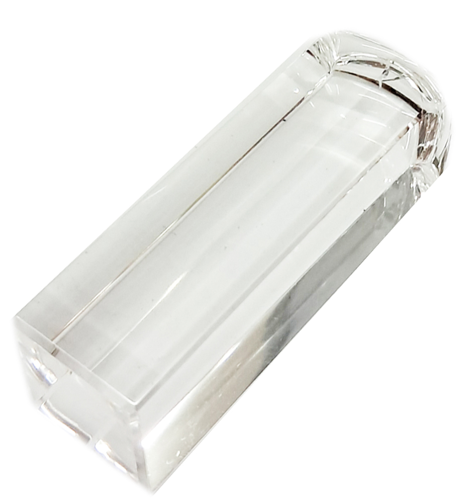 天然水晶{白晶}方印章6*1.8公分【十方】115058