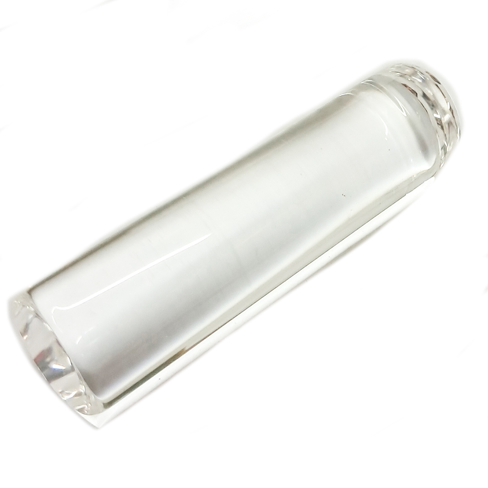 天然水晶{白晶}印章(圓)6.2*1.5公分【十方】140582