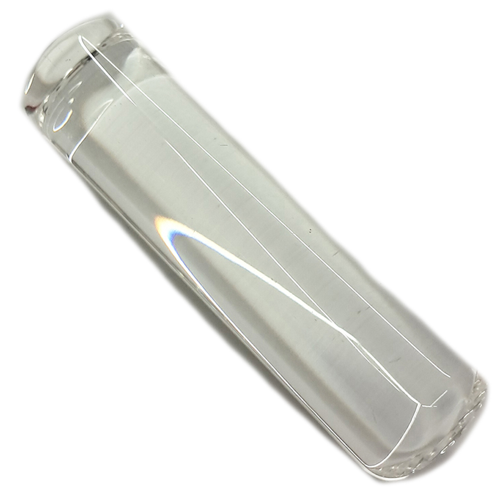 天然水晶{白晶}印章(圓)6.2*1.5公分【十方】140582