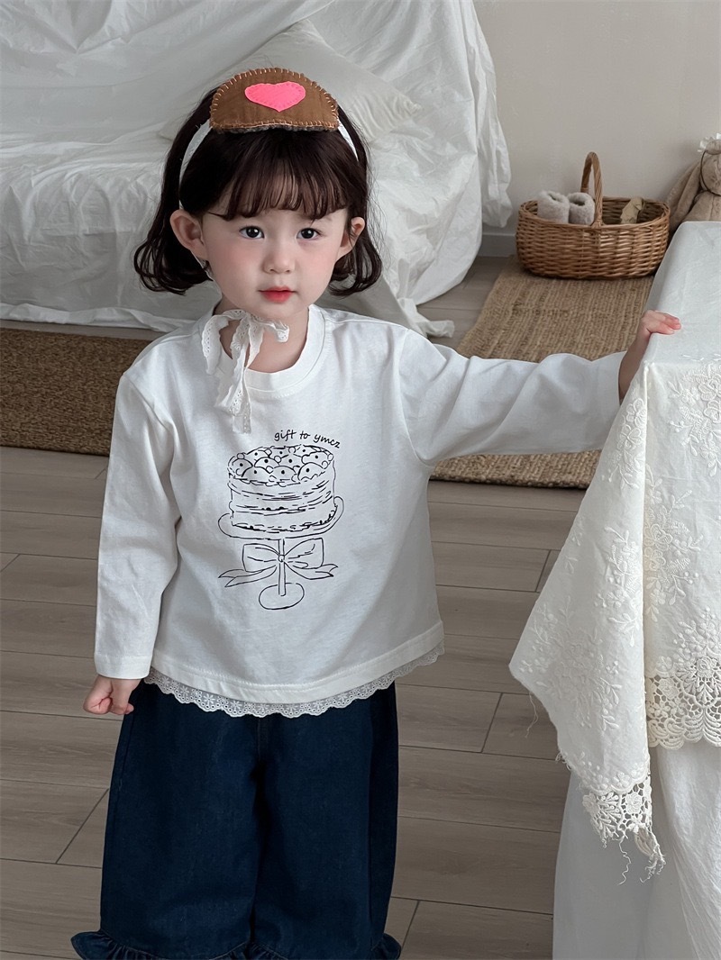 生日蛋糕花邊上衣