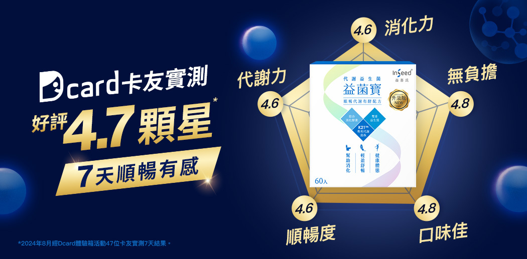 7天順暢有感 代謝益生菌推薦 益菌寶
