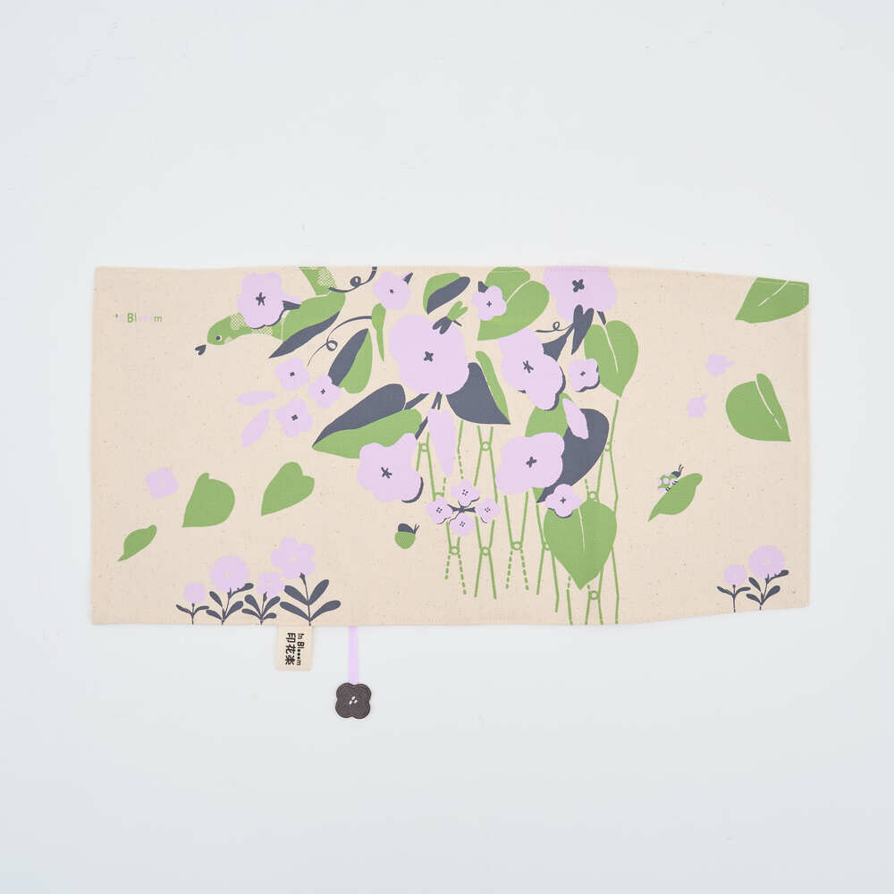25K 布書衣 (含刺繡書籤繩)/小龍頌春/晨曦紫