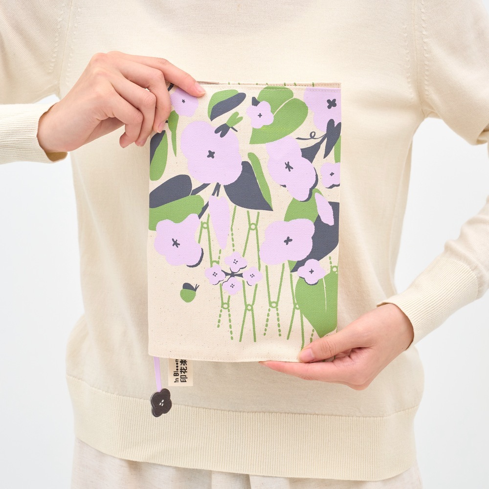 25K 布書衣 (含刺繡書籤繩)/小龍頌春/晨曦紫