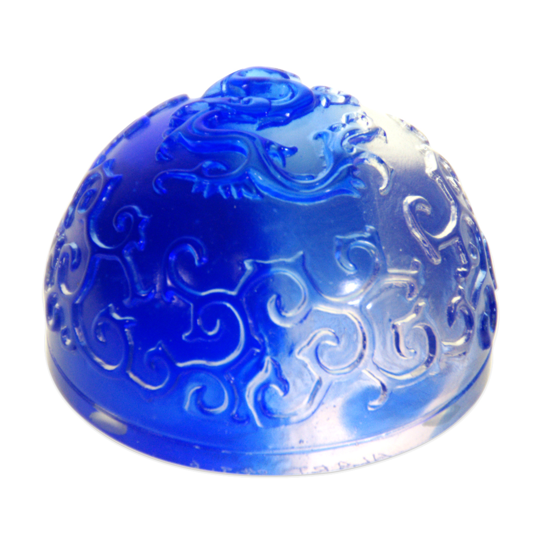 開運水晶琉璃文鎮｜祥雲龍 鎮財鎮勢的現代風雅之選