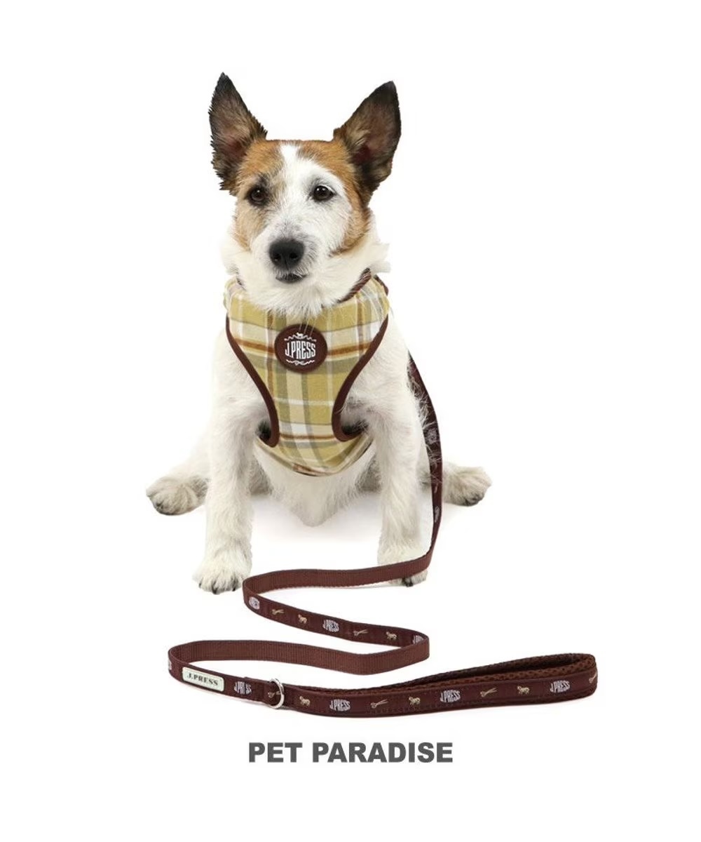 【Pet Paradise】J.Press Flannel Check Harness & Lead <408-55689>
