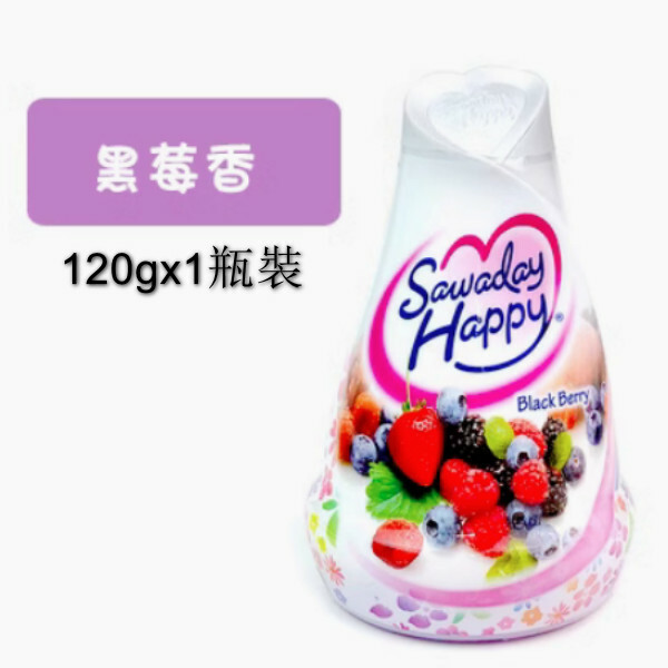小林製藥--消臭元室內除臭固體空氣清新劑【黑莓香】120gx1瓶裝