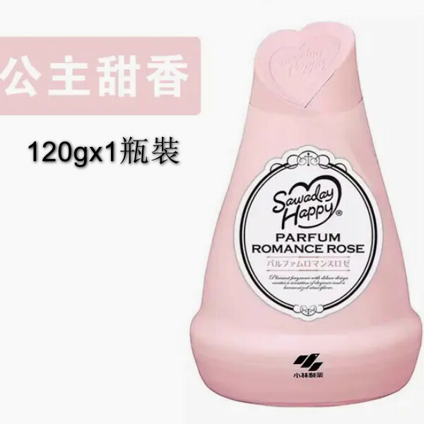 小林製藥--消臭元室內除臭固體空氣清新劑【公主甜香】120gx1瓶裝