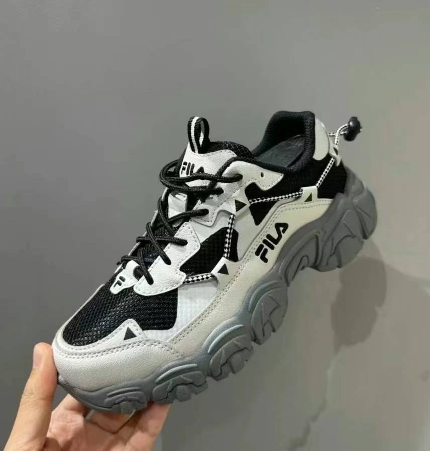 【韓國預購】K093002 Fila 女裝貓爪鞋 (黑白灰色)