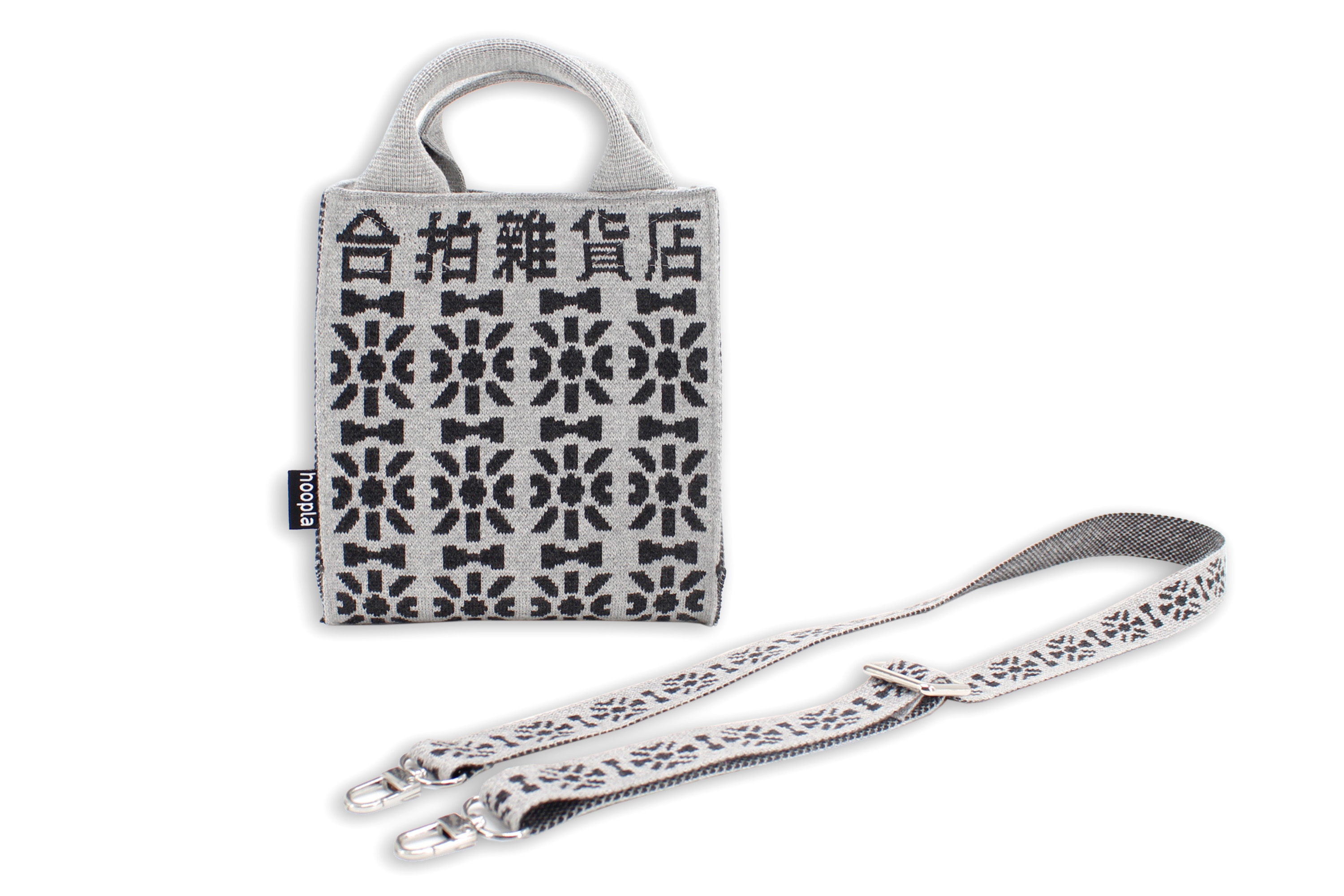 迷你通花閘花紋斜孭袋