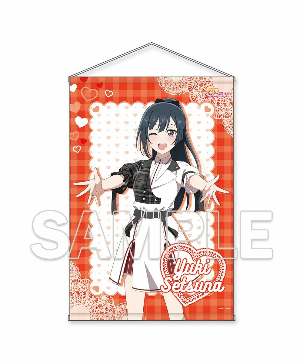 預購-『LoveLive！虹咲學園學園偶像同好會』 B2掛軸 NIJIGAKU Love Song Ver.  優木雪菜【日本進口精品】