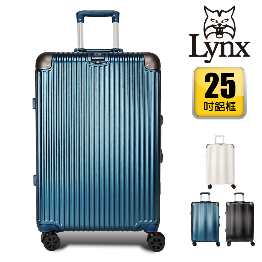 行李 鷗德馬官網優惠好多多】Lynx 美國山貓倫敦0617鋁框旅行箱系列