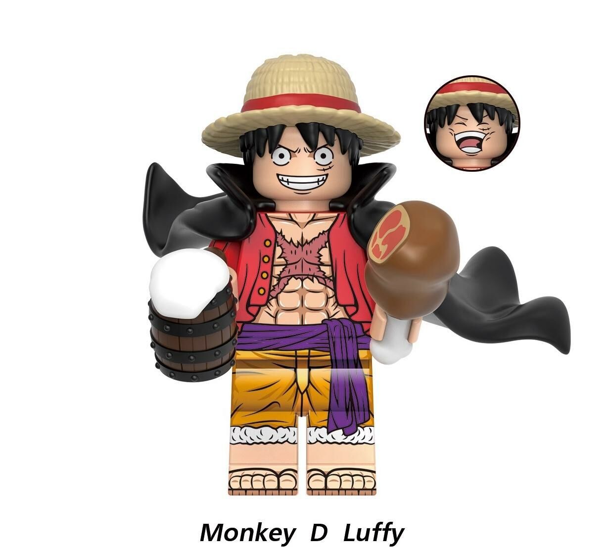 Monkey D Luffy One Piece Minifigs fit Lego XH2054