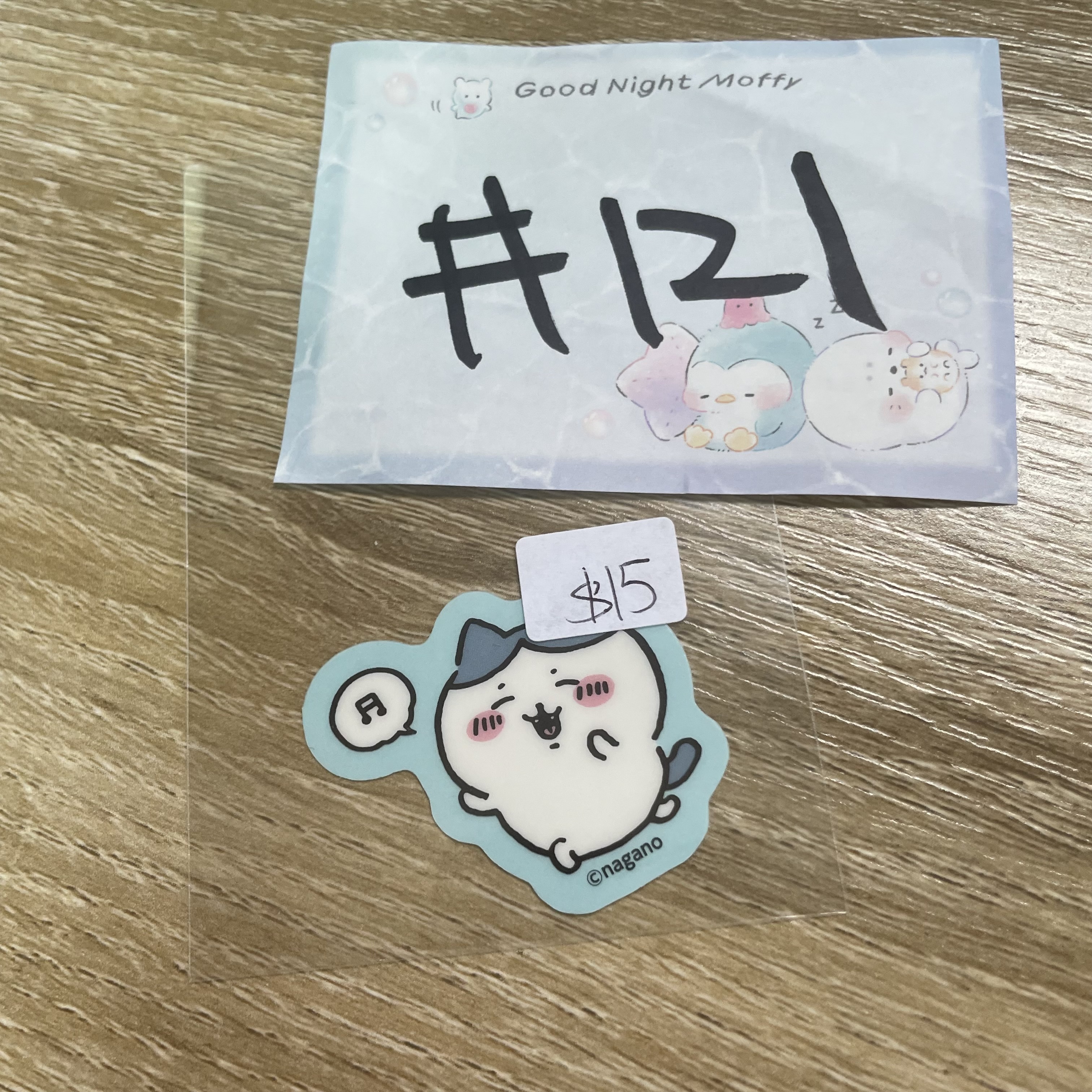 CHIIKAWA  八字貓   貼紙#121