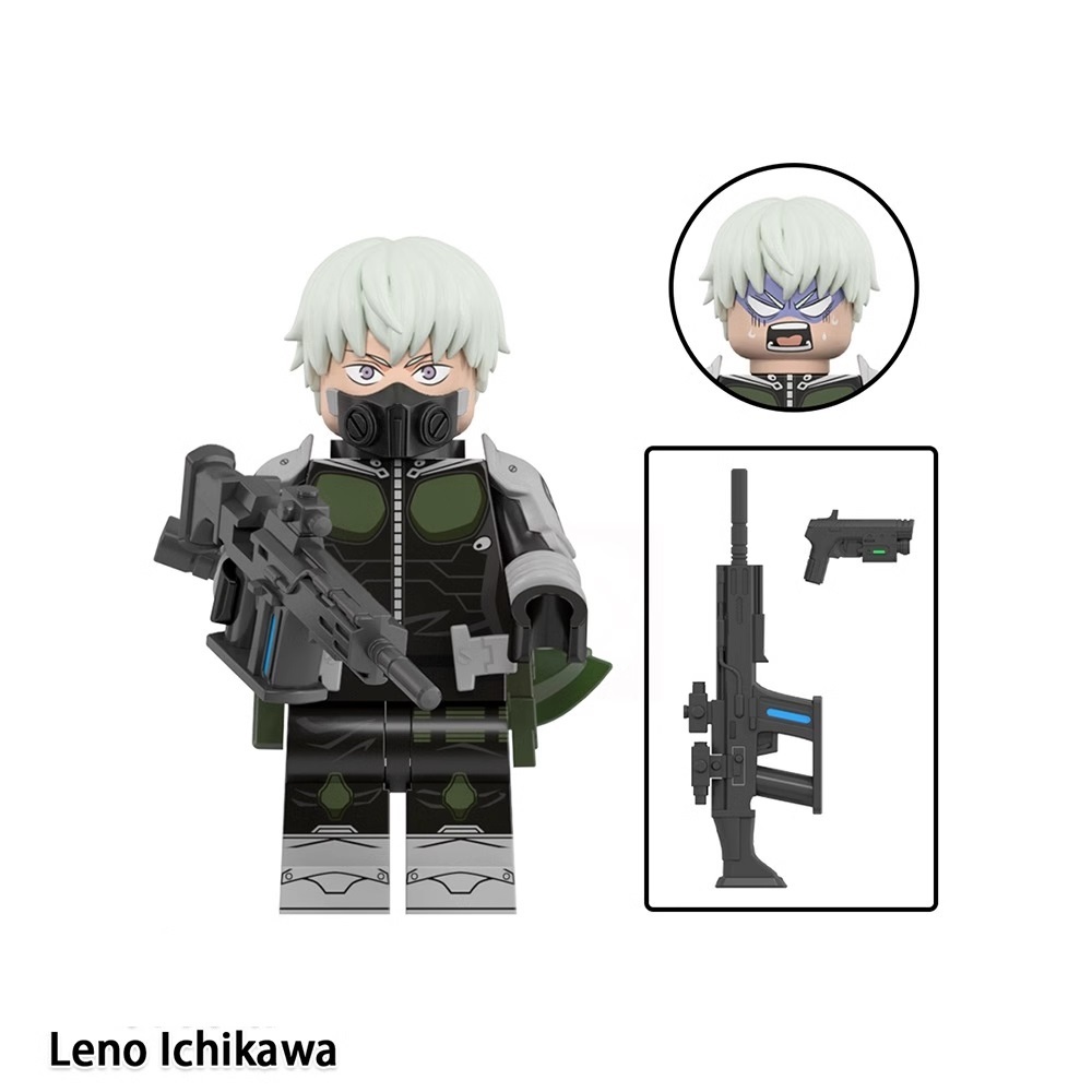 Leno Ichikawa Kaiju No 8 Minifigs fit Lego WM2828