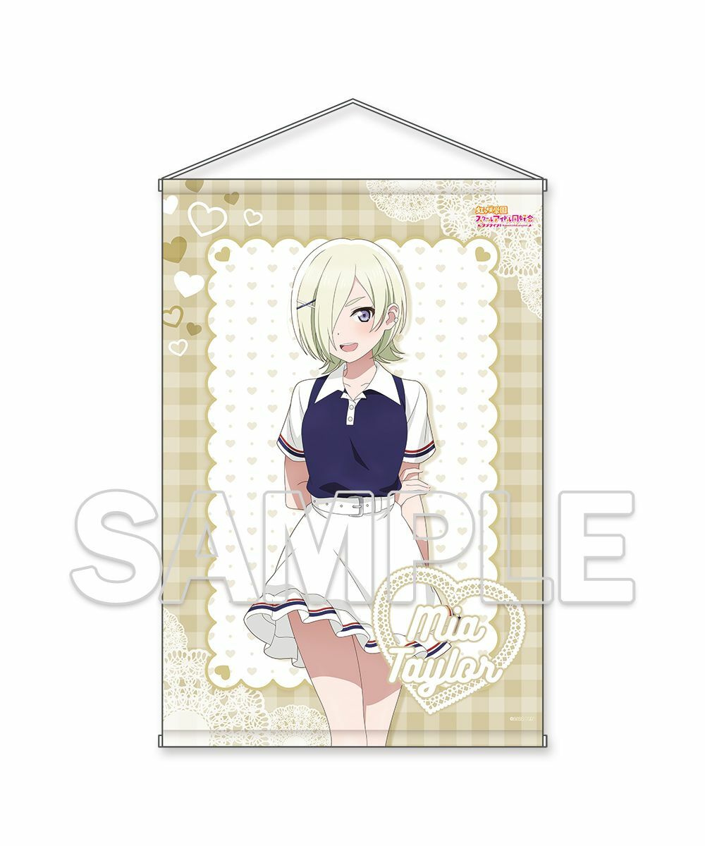 預購-『LoveLive！虹咲學園學園偶像同好會』 B2掛軸 NIJIGAKU Love Song Ver.  米雅·泰勒【日本進口精品】