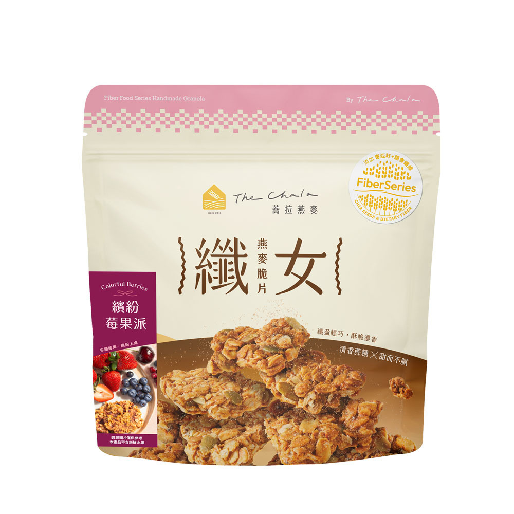 The Chala -  纖女燕麥脆片-繽紛莓果派 130g