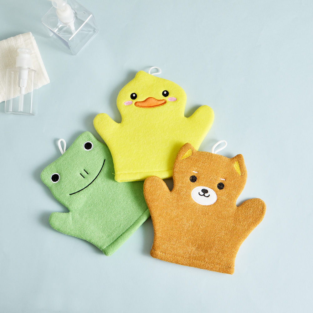 O'Pretty 歐沛媞 可愛造型沐浴洗澡巾-多款