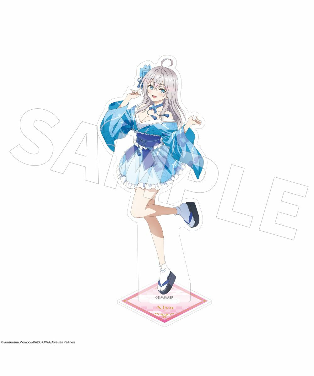 『不時輕聲地以俄語遮羞的鄰座艾莉同學』 壓克力人形立牌 和服洋裝ver.  艾莉【日本進口精品】