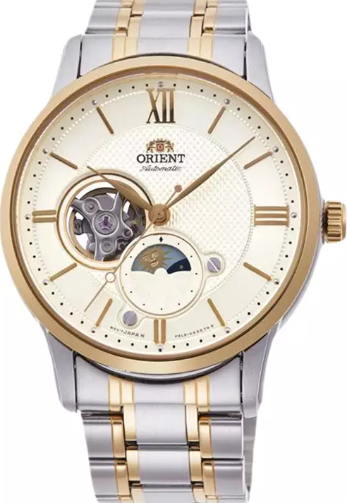 萬年鐘錶 - 東方錶  ORIENT   月象機械錶  RA-AS0007S   錶徑 : 42mm