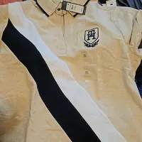 [S] TOMMY HILFIGER POLO TEE,HEATHER GREY, 76J5173-280 [FINAL SALE] (STH835)