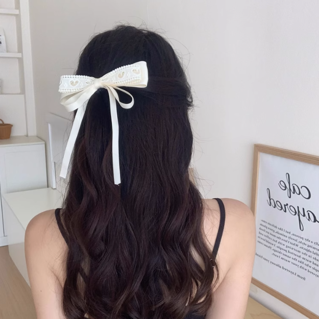 [2 FOR RM10] Sweet Lace Ribbon Hair Clip
