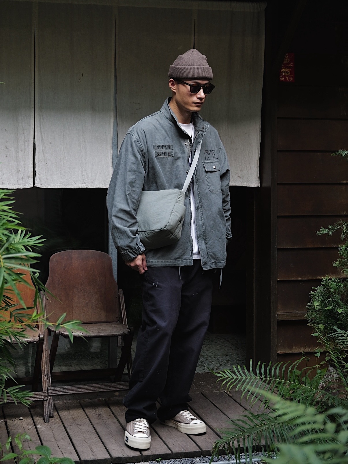 #預購 UNBENT 24AW 防水 休閒 尼龍斜挎包 單肩包 三色