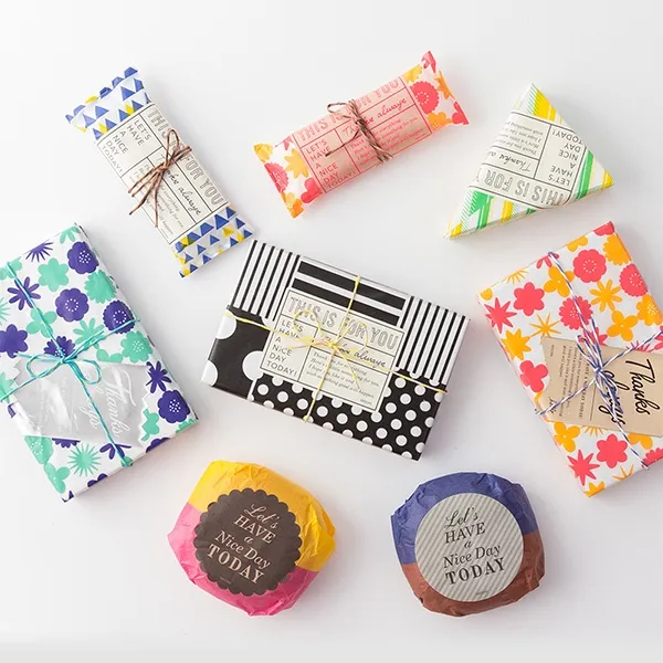 Chotto 禮物包裝貼紙 單張 / 整包｜MIDORI 日本