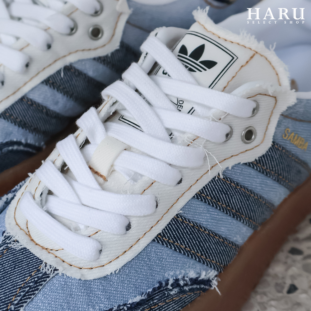 スニーカー adidas Originals WMNS Sambae II0001 Adidas Originals Sambae X Atmos 聯名款丹寧藍牛仔藍II0001