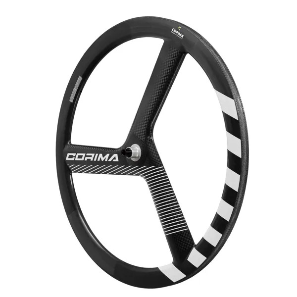 Corima 3 spokes DECISIV 3 47mm 28" 管胎 碳纖場地車前輪