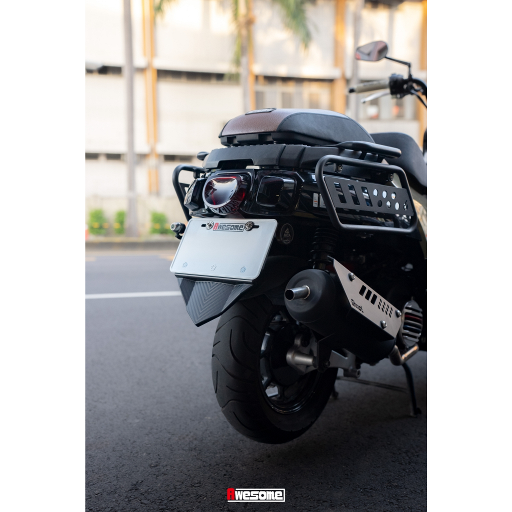 KOMAX 通用款車牌正碳纖維擋泥板