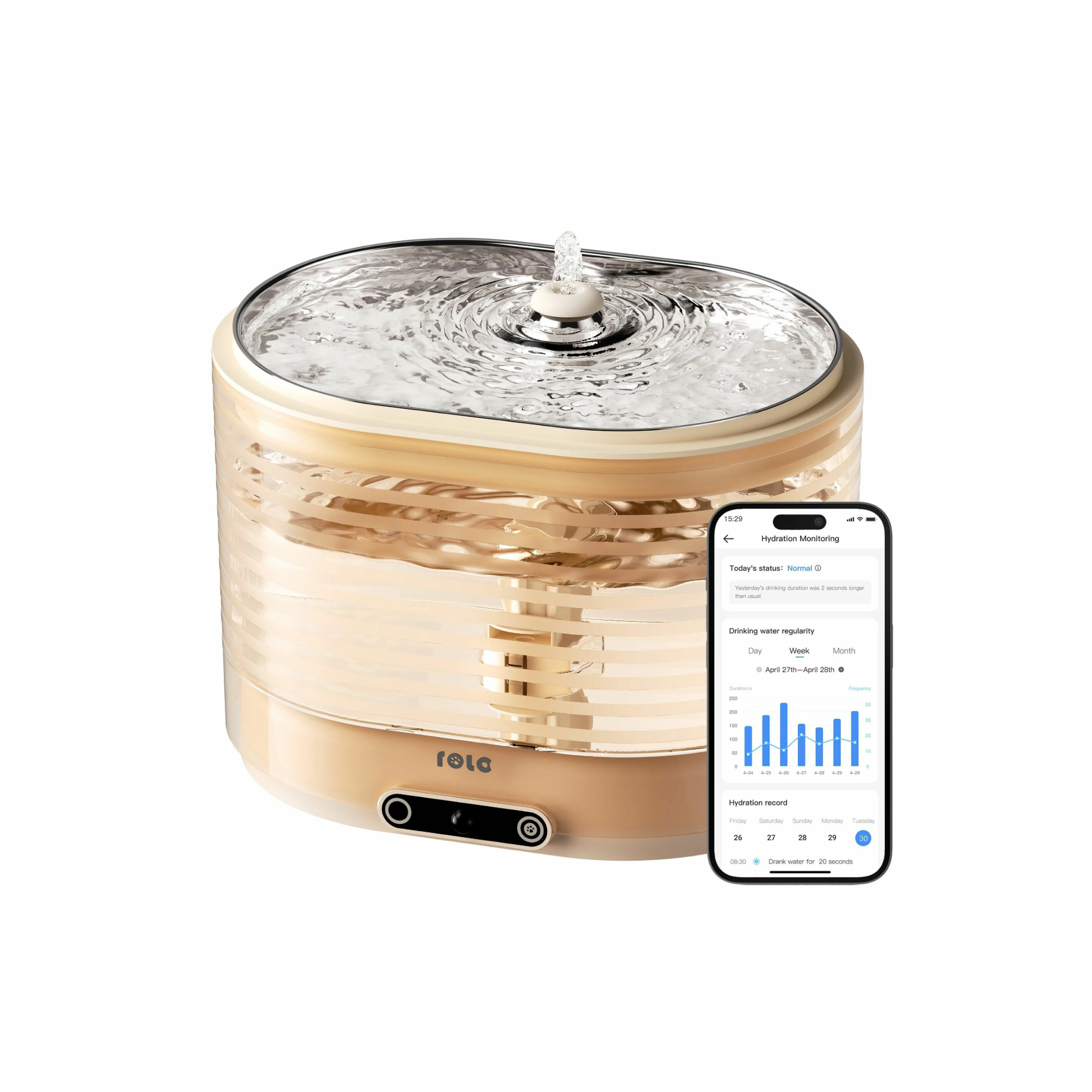 Enabot ROLA 有線寵物智能飲水機