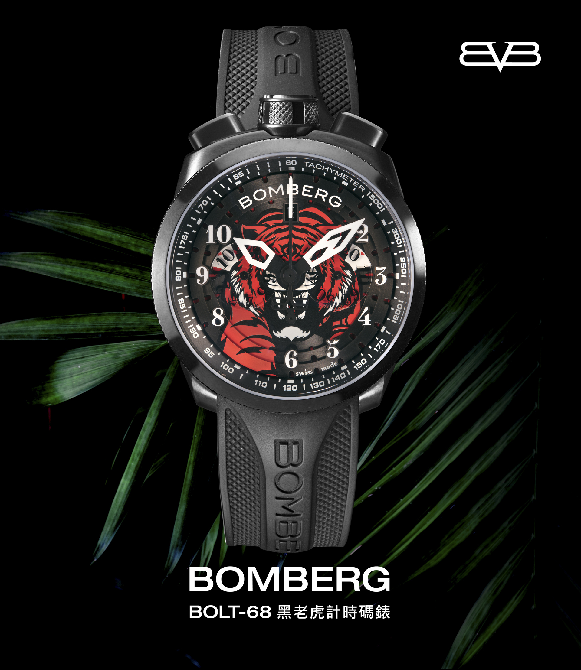 BOLT-68 黑老虎計時碼錶