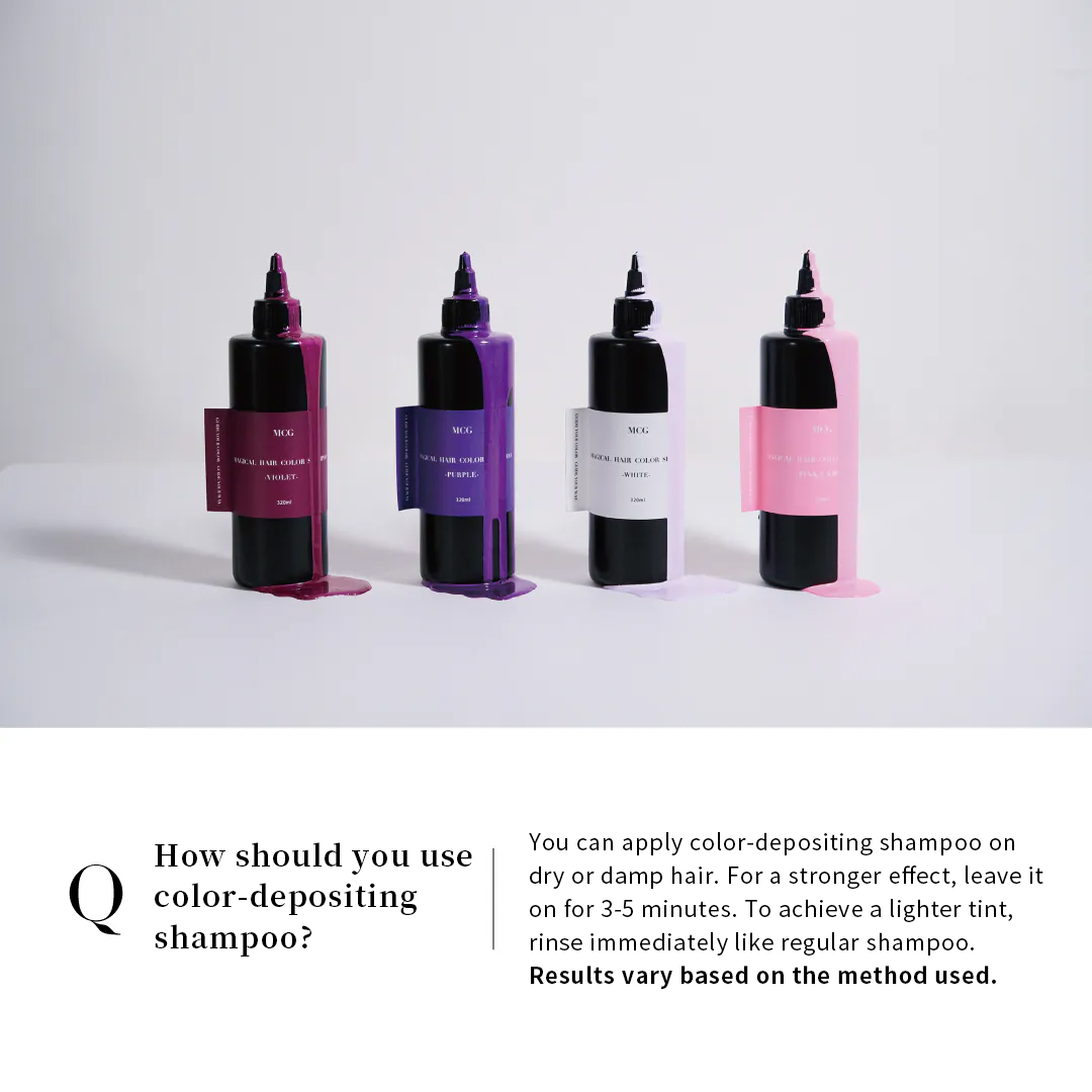 How to use color-depositing shampoo?