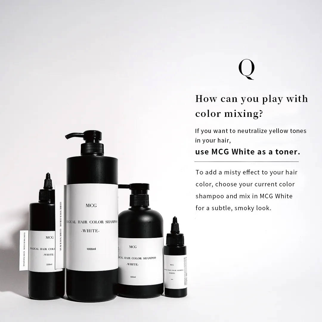 How to play with color mixing using MCG Color-Depositing Shampoo?