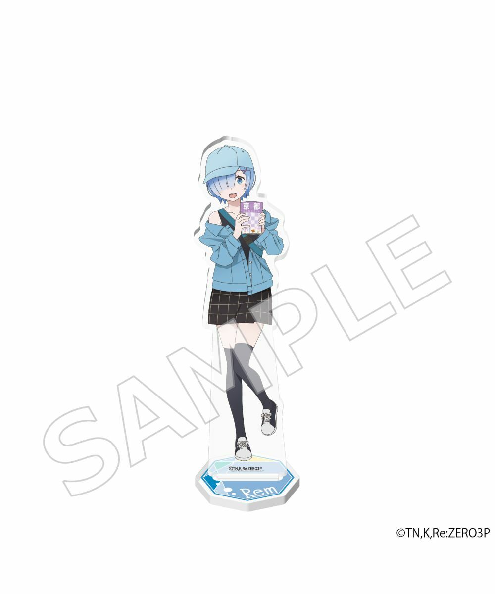 預購-「Re:從零開始的異世界生活」 壓克力人形立牌 京都旅行ver. 雷姆【日本進口精品】