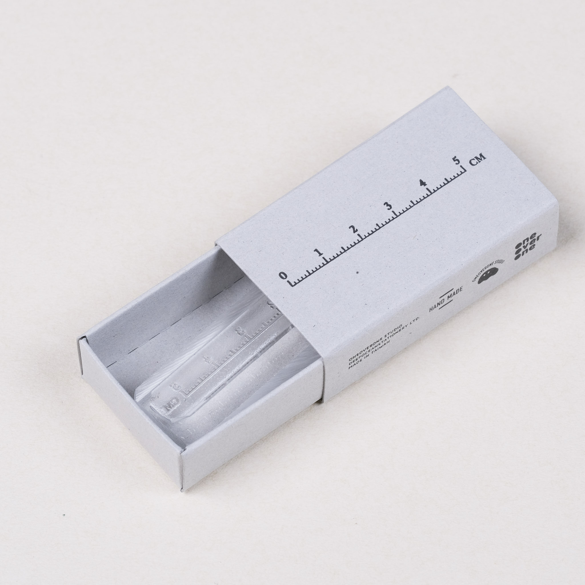 測量5公分  水晶印章｜一分之一工作室 臺灣