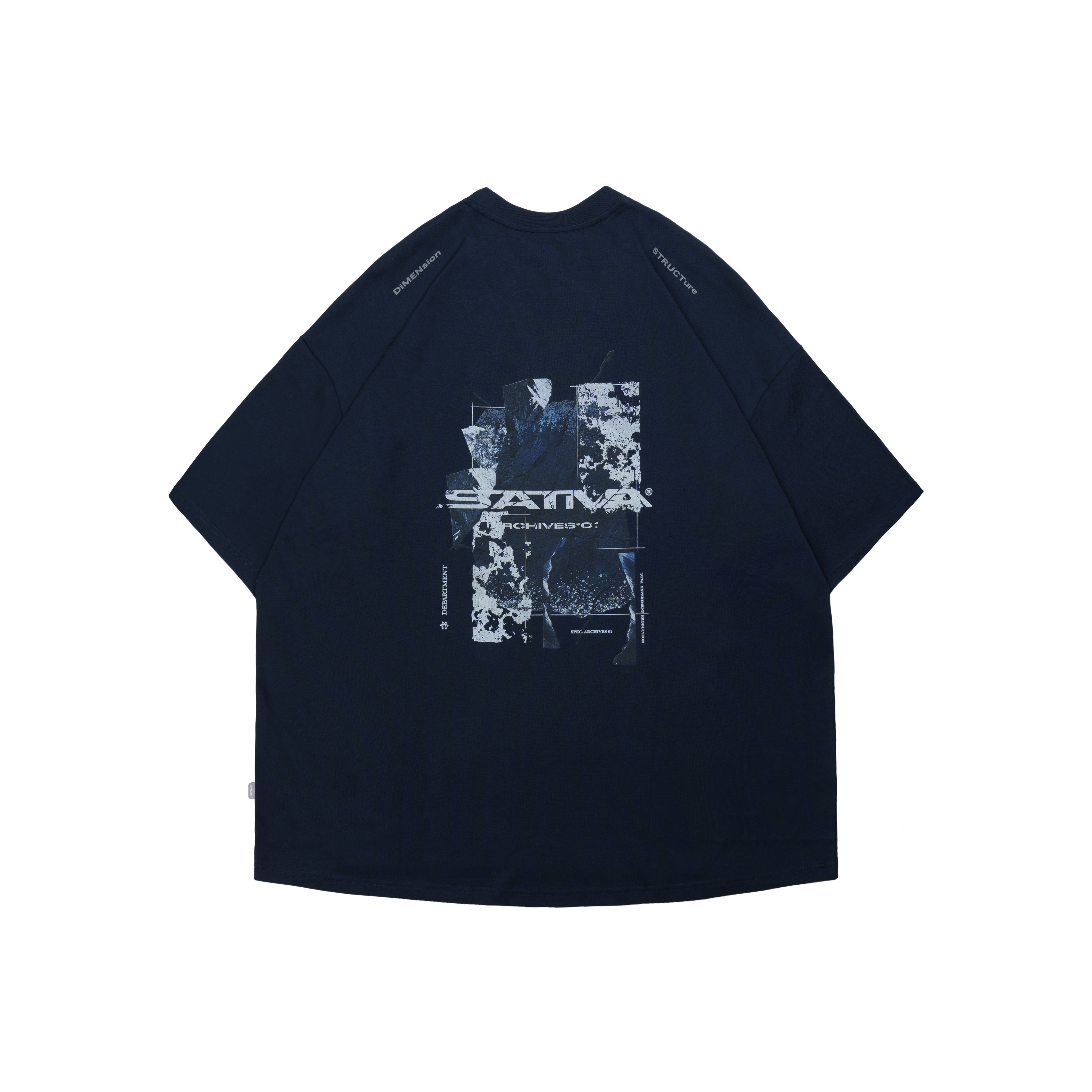 UG-03 “Intorganic” Graphic Tee - Navy