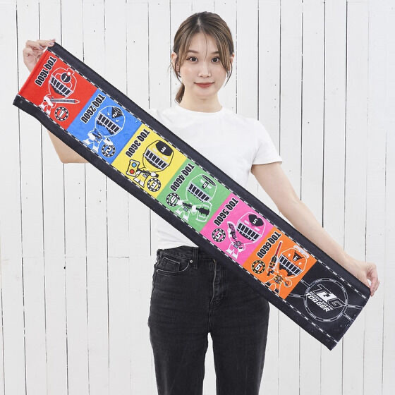 217018 Pbandai 預訂 2024/11月 烈車戦隊トッキュウジャー　デフォルメ　マフラータオル