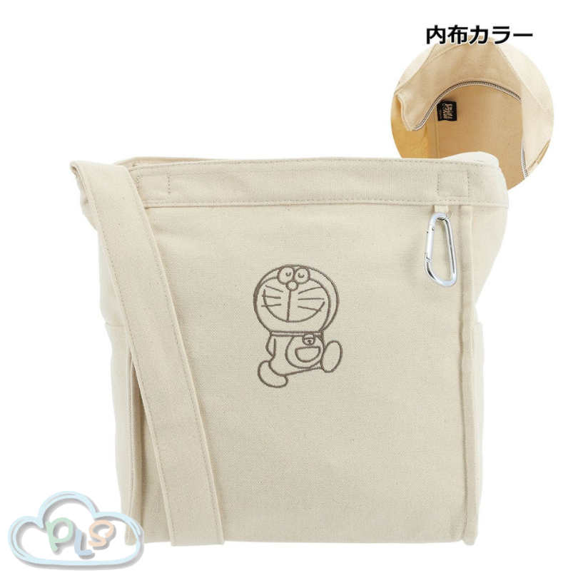 2Way 多啦A夢散步圖案單肩包 SRA-252 象牙色 多啦A夢 SALON de RUBAN #22458-1