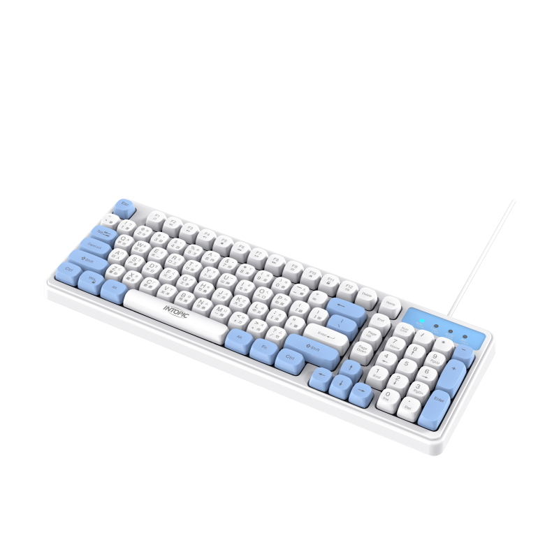 玩色多媒體有線鍵盤 KBD-106