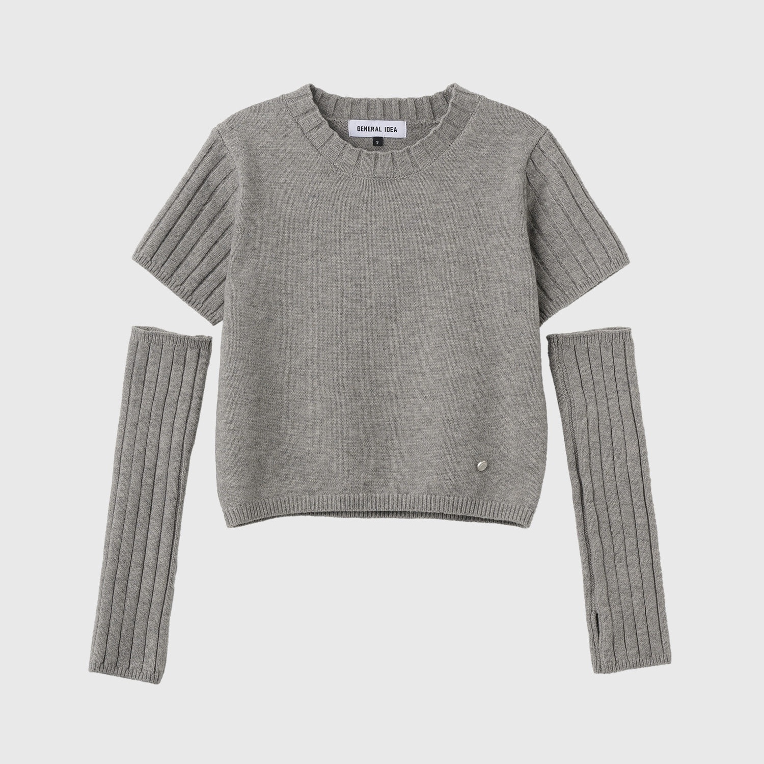 [GENERAL IDEA] SOFT ARM WARMER HALF KNIT