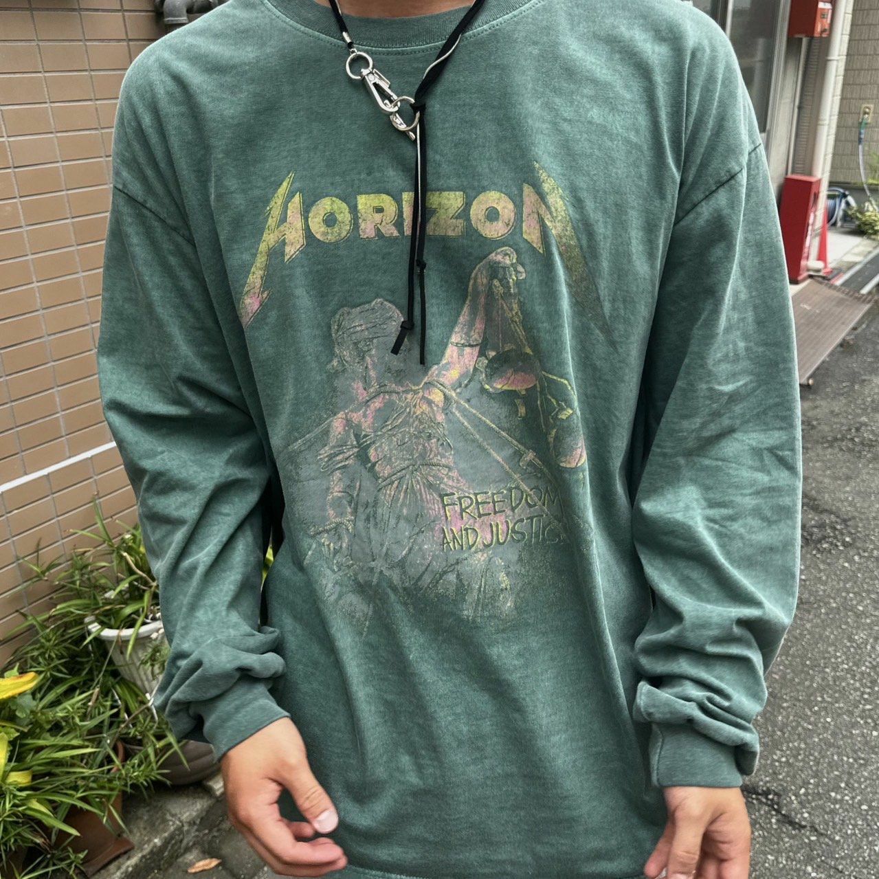 洗水英文字圖案長袖衫 BY ATTENTION-271T