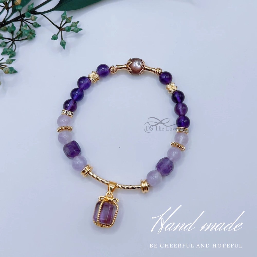 DS The Lovers 設計款 天然水晶『紫色魔法禮讚』手鍊