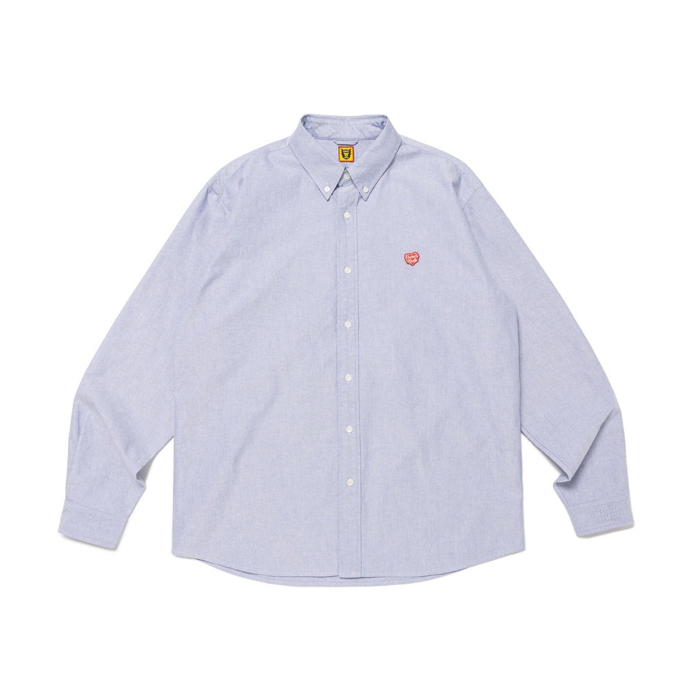 2024AW HUMAN MADE OXFORD BD SHIRT 素面 長袖 襯衫 現貨