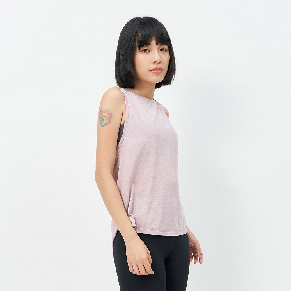 TBA All You Can Wear Tank 女 蜜裸粉 親膚 透氣 後開衩 背心 TBAW213TK01-PK