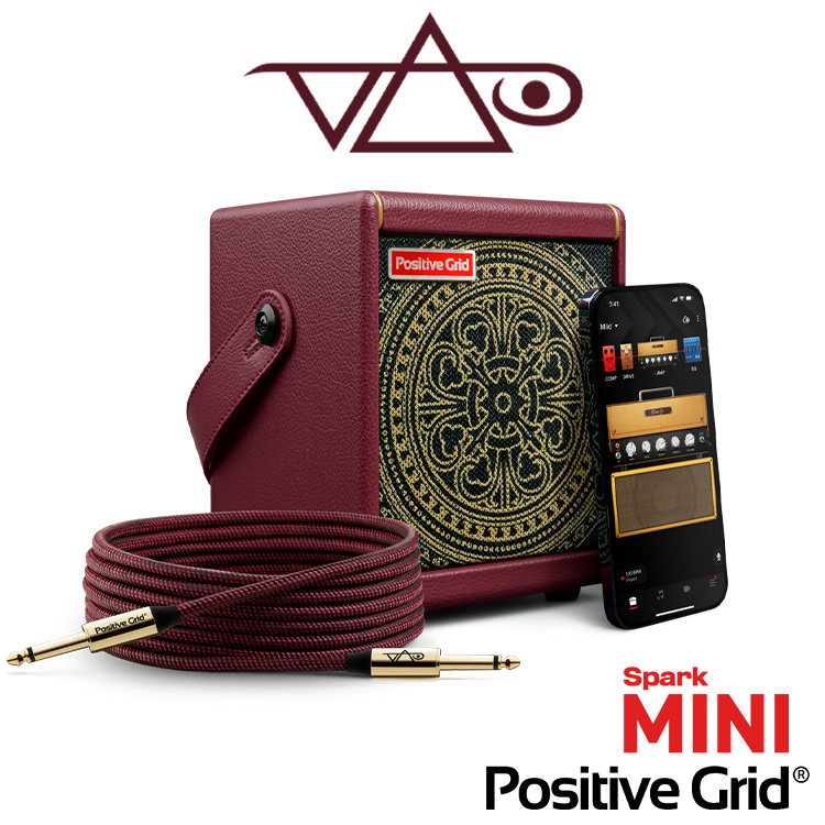 Steve Vai 簽名款 Positive Grid Spark MINI 便攜式 電吉他 貝斯 音箱
