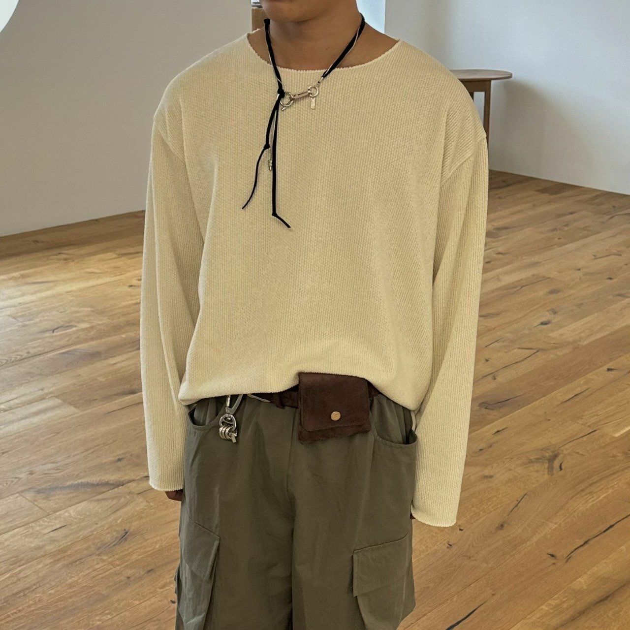 淨色針織長袖衫 BY ATTENTION-278T