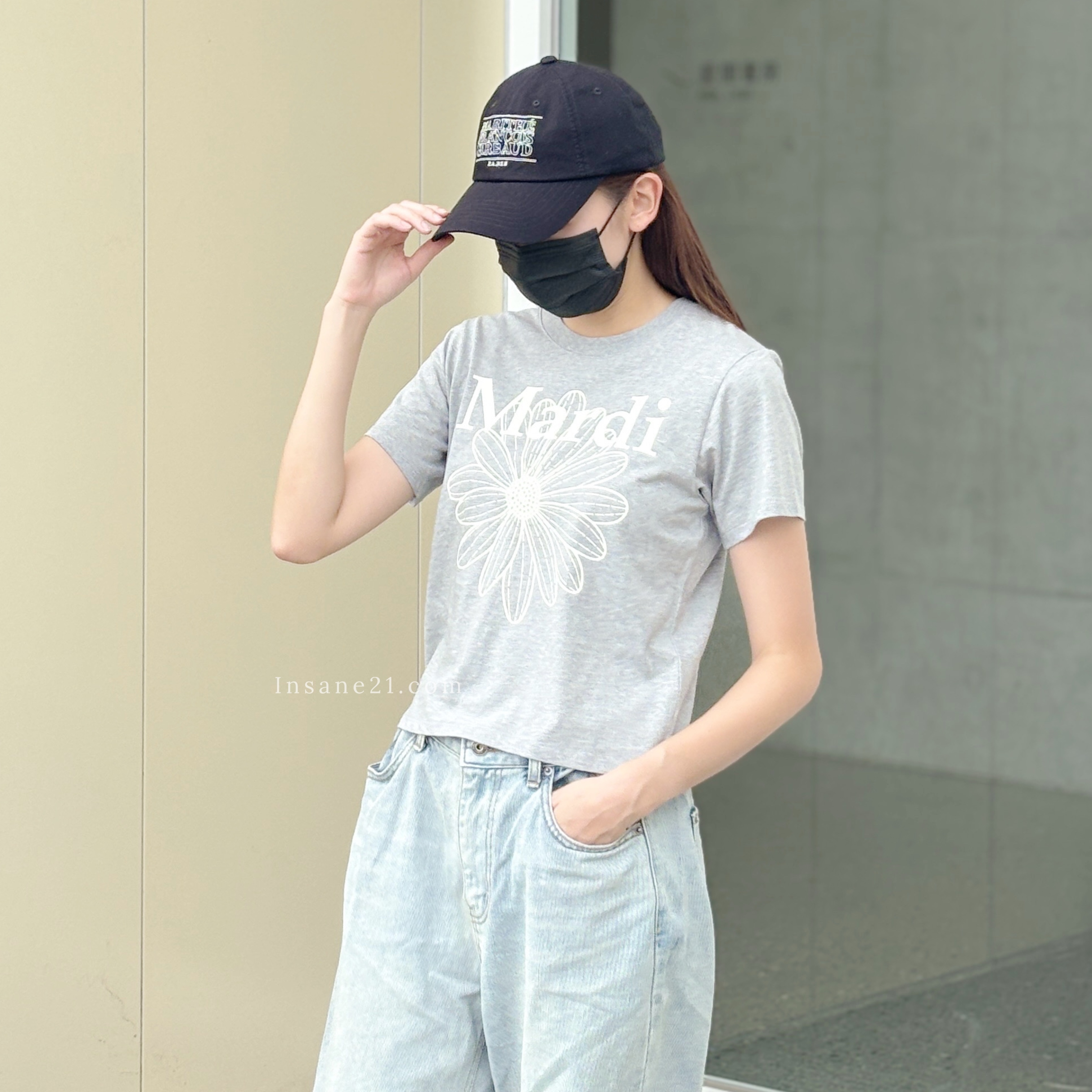 MARDI MERCREDI 花卉合身短版 上衣 短袖 女生服飾 六色